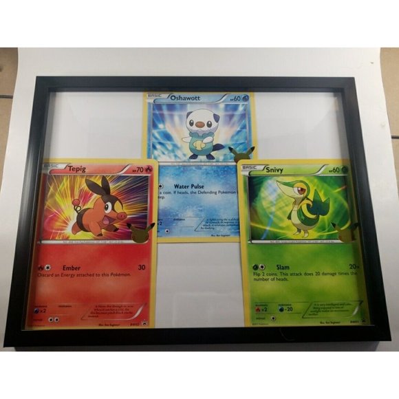 Pokemon First Partners Jumbo Cards Framed - Picture 1 of 5